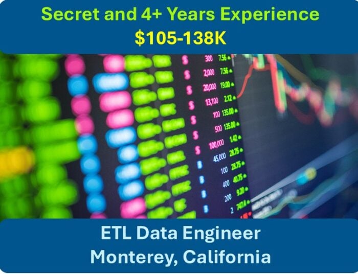 Job / Zapata Technology seeking an experienced Software / Data Engineer for a hybrid ETL role in Monterey, California. Will use ASP.NET, Postgres and migrate VBA scripts to modern platforms. Nice to know Apache NiFi and Airflow. $105-138K for 4+ years STRONG experience. Interested? Contact WilliamGolden@ZapataTechnology.com #job #data #datascience #dba #dataengineer